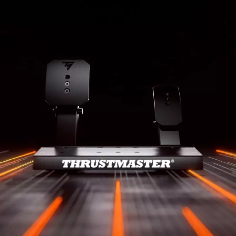 Thrustmaster T598 Juoda, Red USB Vairas + pedalai Analoginis / skaitmeninis PC, PlayStation 4, PlayStation 5