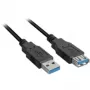 SHARKOON USB laidas - 2xUSB3.0-a USB 3.2 Gen 1 (3.1 Gen 1) USB A - 1 m