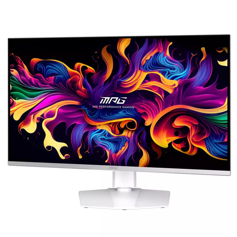 MSI MPG 321URXWDE QD-OLED kompiuterio monitorius 80 cm (31,5 colio) 3840 x 2160 pikselių 4K Ultra HD baltos spalvos