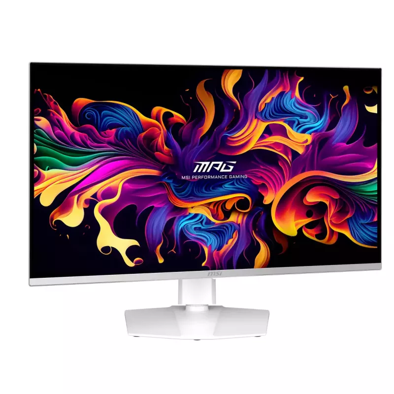 MSI MPG 321URXWDE QD-OLED kompiuterio monitorius 80 cm (31,5 colio) 3840 x 2160 pikselių 4K Ultra HD baltos spalvos