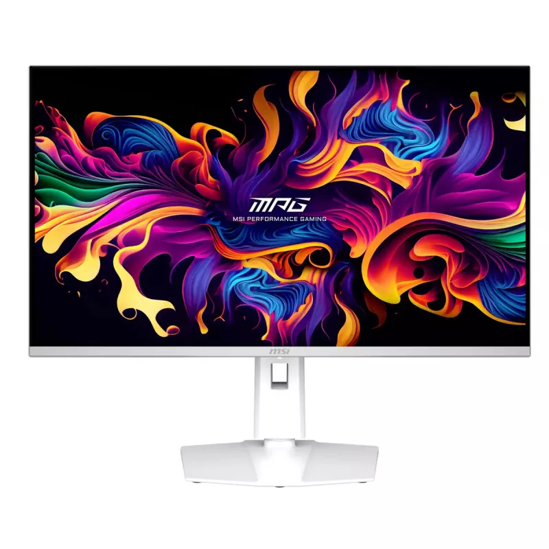 MSI MPG 321URXWDE QD-OLED kompiuterio monitorius 80 cm (31,5 colio) 3840 x 2160 pikselių 4K Ultra HD baltos spalvos