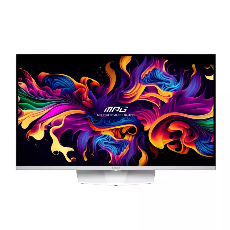 MSI MPG 321URXWDE QD-OLED kompiuterio monitorius 80 cm (31,5 colio) 3840 x 2160 pikselių 4K Ultra HD baltos spalvos