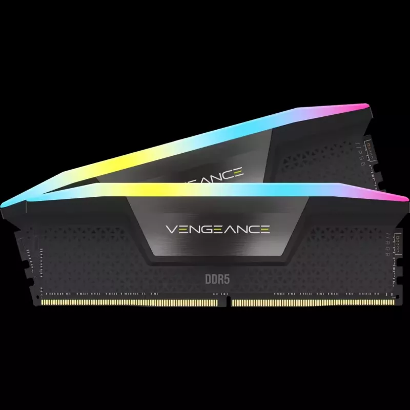 CORSAIR Memory 32GB DDR5 (2x16gb) Dram 6400mt/s CL36 Memory Kit Vengeance RGB - Juoda