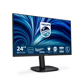 Philips 3000 serijos 24B2U3301/00 kompiuterio monitorius 60,5 cm (23,8 col.) 1920 x 1080 pikselių Full HD LCD juodas