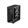 PC korpusas DeepCool MATREXX 55 MESH V4 C Midi Tower juodas — ATX, grūdintas stiklas, priekinė tinklinė panelė, USB-C