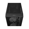 PC korpusas DeepCool MATREXX 55 MESH V4 C Midi Tower juodas — ATX, grūdintas stiklas, priekinė tinklinė panelė, USB-C