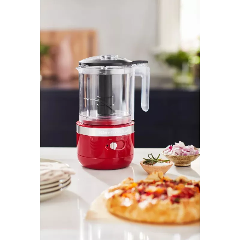 Elektrinis maisto smulkintuvas KitchenAid 5KFCB519EER 1,19 l 24 W permatomas raudonas