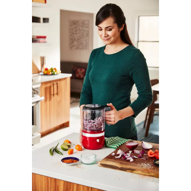 Elektrinis maisto smulkintuvas KitchenAid 5KFCB519EER 1,19 l 24 W permatomas raudonas