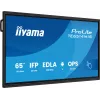 iiyama PROLITE TE6514MIS-B2AG Kiosko dizainas 165,1 cm (65 col.) LCD Wi-Fi 435 cd/m² 4K Ultra HD Juoda Liečiamas ekranas Įmontuotas procesorius Android 24/7