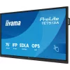 iiyama TE7513A-B1AG Interaktyvus ekranas 190,5 cm (75 col.) Wi-Fi 500 cd/m² 4K Ultra HD Juodas Liečiamas ekranas Įmontuotas procesorius Android 18/7