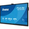 iiyama TE7513A-B1AG Interaktyvus ekranas 190,5 cm (75 col.) Wi-Fi 500 cd/m² 4K Ultra HD Juodas Liečiamas ekranas Įmontuotas procesorius Android 18/7