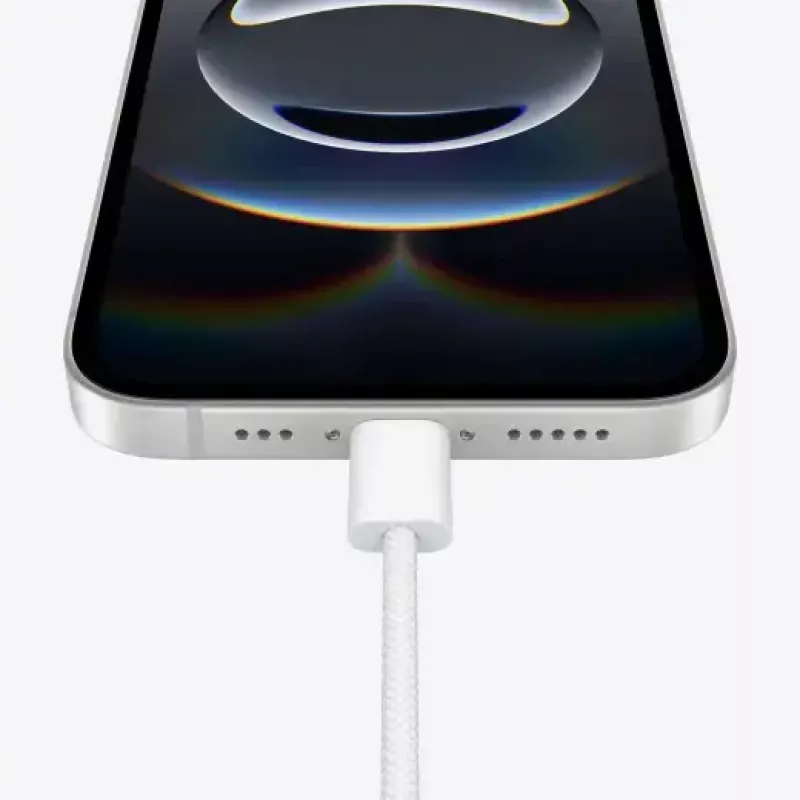Išmanusis telefonas „Apple iPhone 16e“ – 6,1 colio (15,5 cm) ekranas, A18, 512 GB, „Dual SIM“, 5G, 48 MP galinė kamera, balta