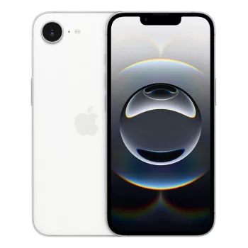 Išmanusis telefonas „Apple iPhone 16e“ – 6,1 colio (15,5 cm) ekranas, A18, 512 GB, „Dual SIM“, 5G, 48 MP galinė kamera, balta
