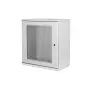 DIGITUS 12U sieninė spinta, SOHO, nesumontuota 595x540x400 mm, perforuotos priekinės durys, pilka