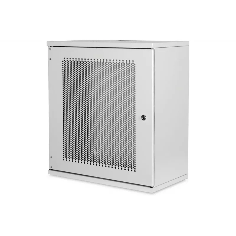 DIGITUS 12U sieninė spinta, SOHO, nesumontuota 595x540x400 mm, perforuotos priekinės durys, pilka