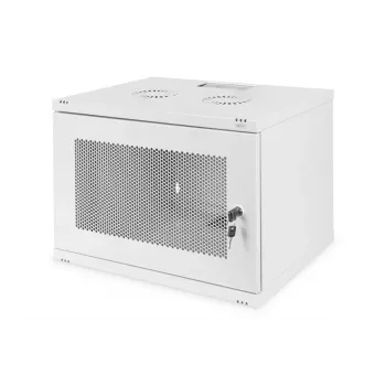 DIGITUS 7U sieninė montavimo spinta SOHO nesumontuota 370x540x400 mm perforuotos priekinės durys pilka