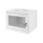 DIGITUS 7U sieninė montavimo spinta SOHO nesumontuota 370x540x400 mm perforuotos priekinės durys pilka