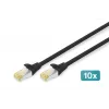 DIGITUS 10in network bundle incl. 9U cabinet Juoda shelf PDU 8-port switch CAT6 patch panel