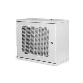 DIGITUS 9U sieninis montavimo spintelė - SOHO nesumontuota 460x540x400 mm perforuotos priekinės durys pilka