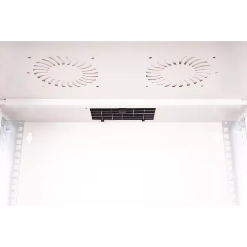 DIGITUS 19 colių 9U sieninė spinta SOHO Pro perforuotomis durelėmis 460 x 540 x 400 mm nesumontuota pilka