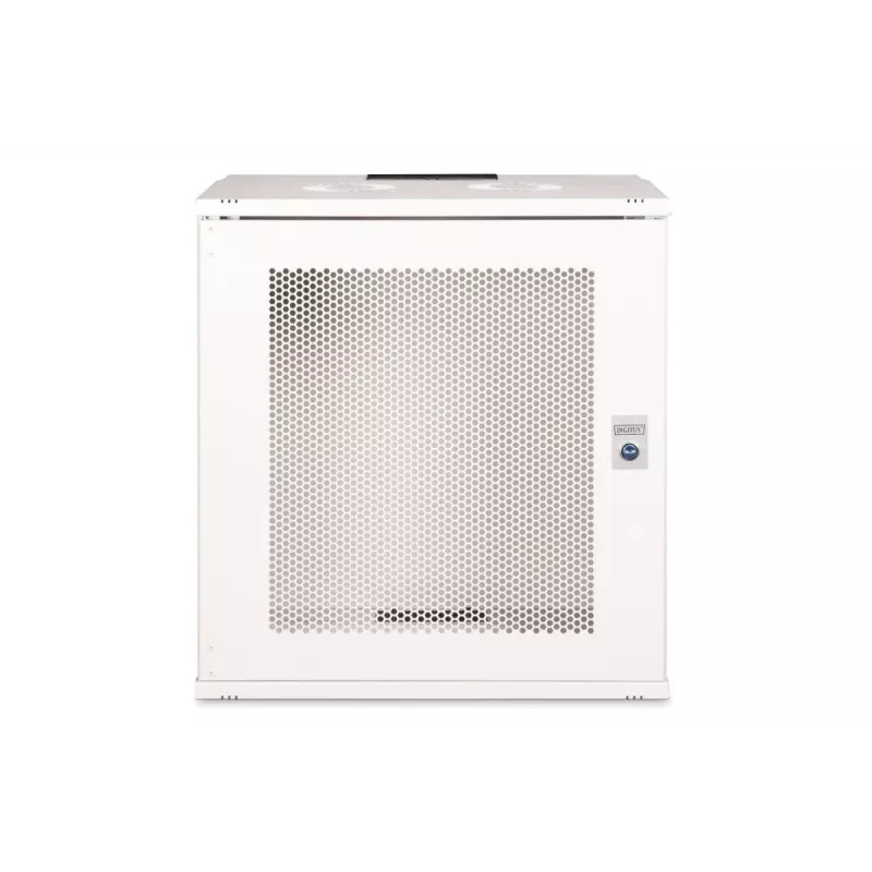 DIGITUS 19 colių 12U sieninė spinta SOHO Pro perforuotomis durimis 595 x 540 x 400mm nesumontuota gr