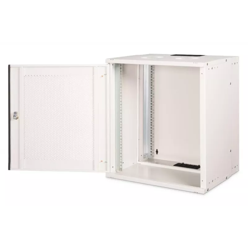 DIGITUS 19 colių 12U sieninė spinta SOHO Pro perforuotomis durimis 595 x 540 x 400mm nesumontuota gr