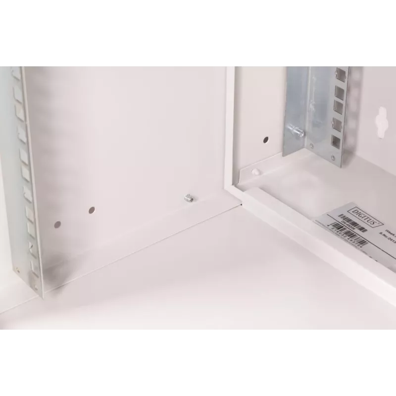 DIGITUS 19 colių 12U sieninė spinta SOHO Pro perforuotomis durimis 595 x 540 x 400mm nesumontuota gr