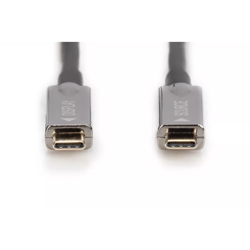 DIGITUS USB Type-C - USB Type-C AOC Hybrid FO kabelis 4K@60Hz USB 3.1 SPEC 20m