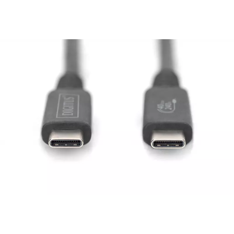 DIGITUS USB 4.0 jungiamasis kabelis Type-C į Type-C maks. raiška 8K 30Hz PD3.0 40Gbit/s 1m