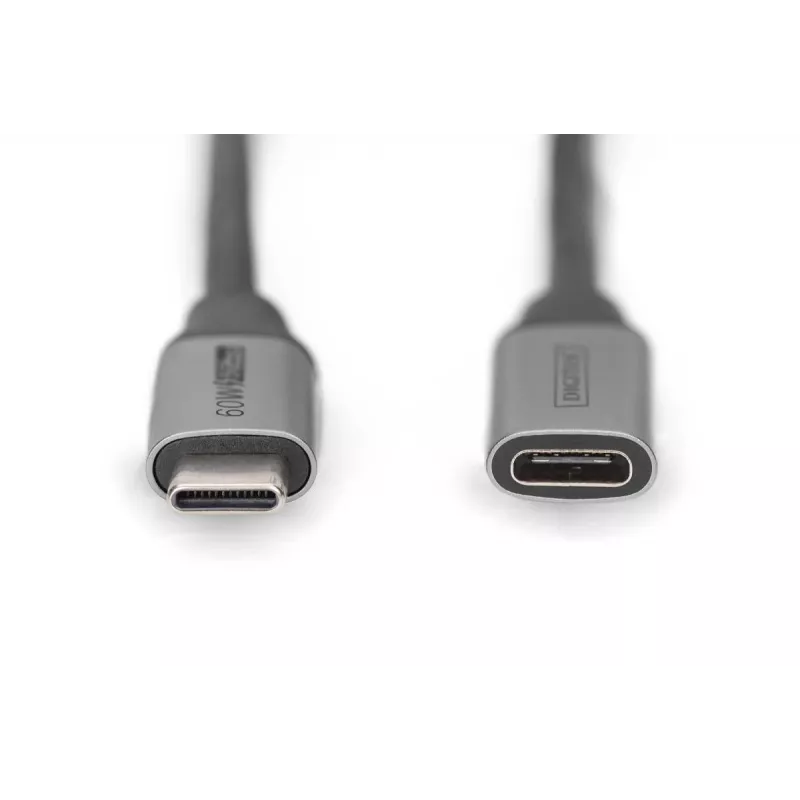 DIGITUS USB-C/M į USB-C/F PD60W Gen1 USB3.0 ilginamasis kabelis 1m 4K@60Hz