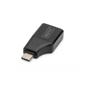 Digitus 4K USB adapteris USB-C į HDMI-A juodos spalvos aliuminis