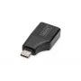 Digitus 4K USB adapteris USB-C į HDMI-A juodos spalvos aliuminis