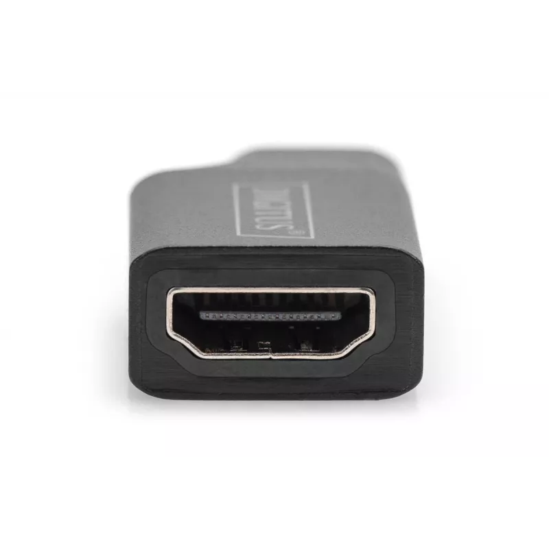 Digitus 4K USB adapteris USB-C į HDMI-A juodos spalvos aliuminis