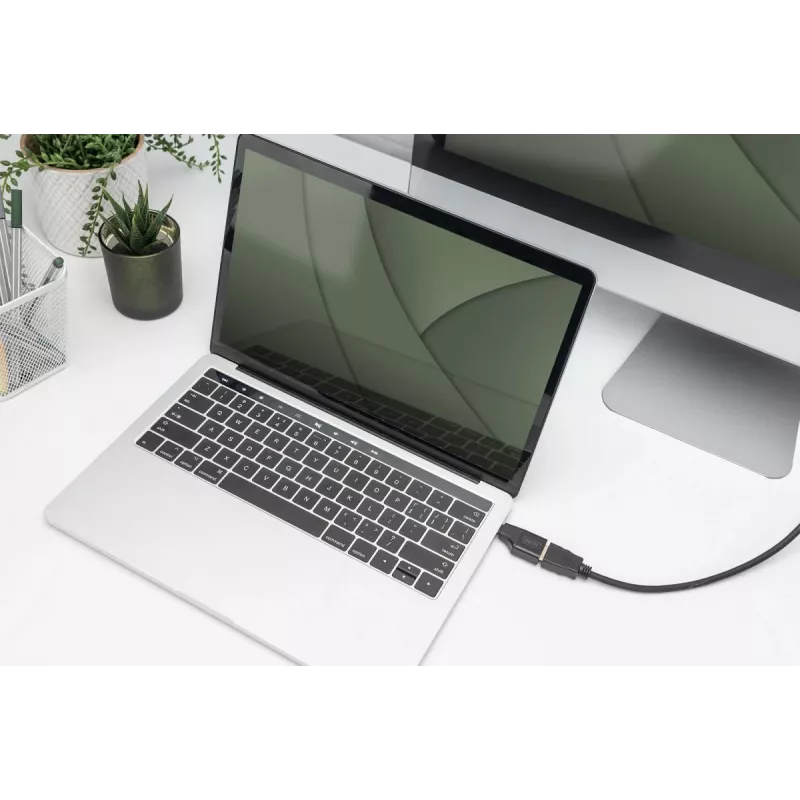 Digitus 4K USB adapteris USB-C į HDMI-A juodos spalvos aliuminis