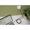 DIGITUS USB 4 jungiamasis kabelis. TypeC į TypeC. AL korpusas, PP pynė, 8K@60Hz. PD3.0. 40 Gbit/s. 1 m. juodas