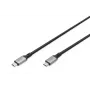 DIGITUS USB 4 jungiamasis kabelis. Type-C į Type-C. AL korpusas PP pynė 4K@60Hz. PD3.0. 20 Gbit/s. 3 m. juodas