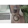DIGITUS USB 4 jungiamasis kabelis. Type-C į Type-C. AL korpusas PP pynė 4K@60Hz. PD3.0. 20 Gbit/s. 3 m. juodas