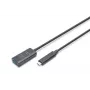 DIGITUS Aktyvus USB-C ilginimo laidas - 10G USB 3.2 Gen2 USB-C - USB-A (M/F) - 5m