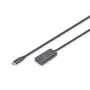 DIGITUS aktyvus USB-C ilginimo laidas - 5G USB 3.2 Gen1 USB-C - USB-A (M/F) - 5 m