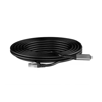 DIGITUS USB-C 3.2 Gen1 - RJ45 eterneto kabelis - CAT6a S/FTP juodas - 3 m