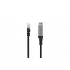 DIGITUS USB 3.2 Gen1 - RJ45 Ethernet laidas - CAT6a S/FTP Juodas - 2m
