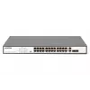 DIGITUS 24 prievadų spartusis eterneto PoE komutatorius, 2G Combo TP/SFP, 390 W