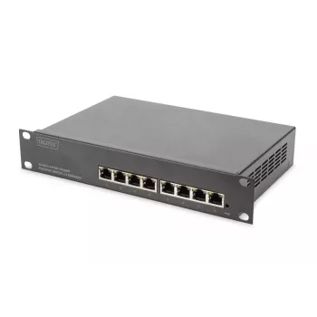DIGITUS L2 valdomas Gigabit Ethernet komutatorius 8 prievadų, 10 colių