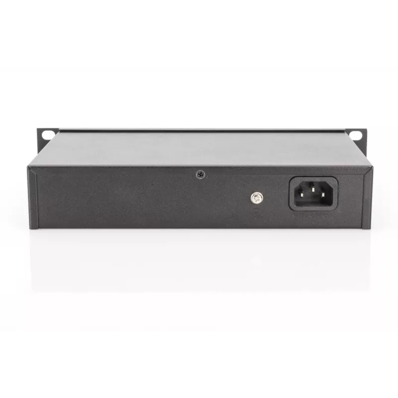 DIGITUS L2 valdomas gigabitinio Ethernet PoE komutatorius 8 prievadų PoE, 10 colių 80 W PoE biudžetas