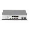 Nevaldomas komutatorius Digitus DN-95140 8 prievadų Gigabit PoE