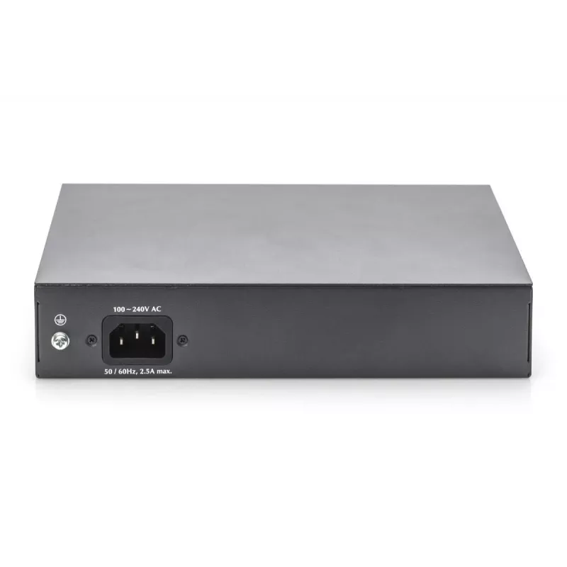 Nevaldomas komutatorius Digitus DN-95140 8 prievadų Gigabit PoE