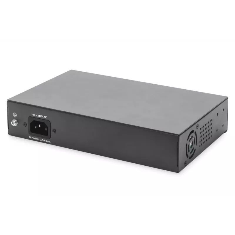 Nevaldomas komutatorius Digitus DN-95140 8 prievadų Gigabit PoE