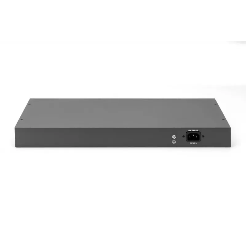 DIGITUS Fast Ethernet PoE Switch 16-port PoE + 2 Combo. 250W PoE biudžetas