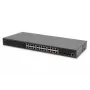 DIGITUS Gigabit Ethernet komutatorius su PoE injektoriumi 24 prievadų L2 valdomas 2 SFP įkėlimo