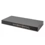 DIGITUS komutatorius 24 prievadų GE 4 SFP+ UPLINK L2+ 10/100/1000